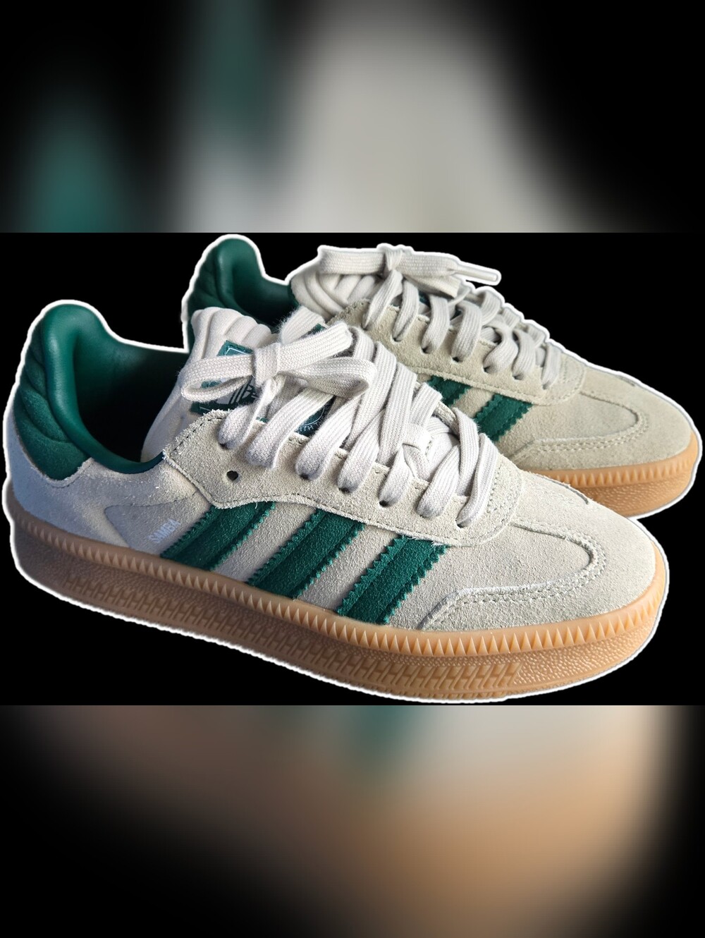 NIB Adidas Originals Samba XLG Suede Sneakers size Y4.5/W6